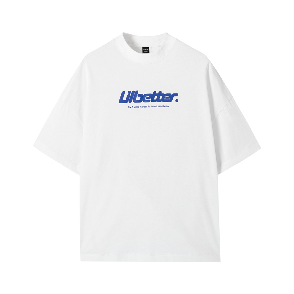 【沈梦辰同款】Lilbetter 街头系列字母印花圆领短袖T恤 男女同款 9211-010304