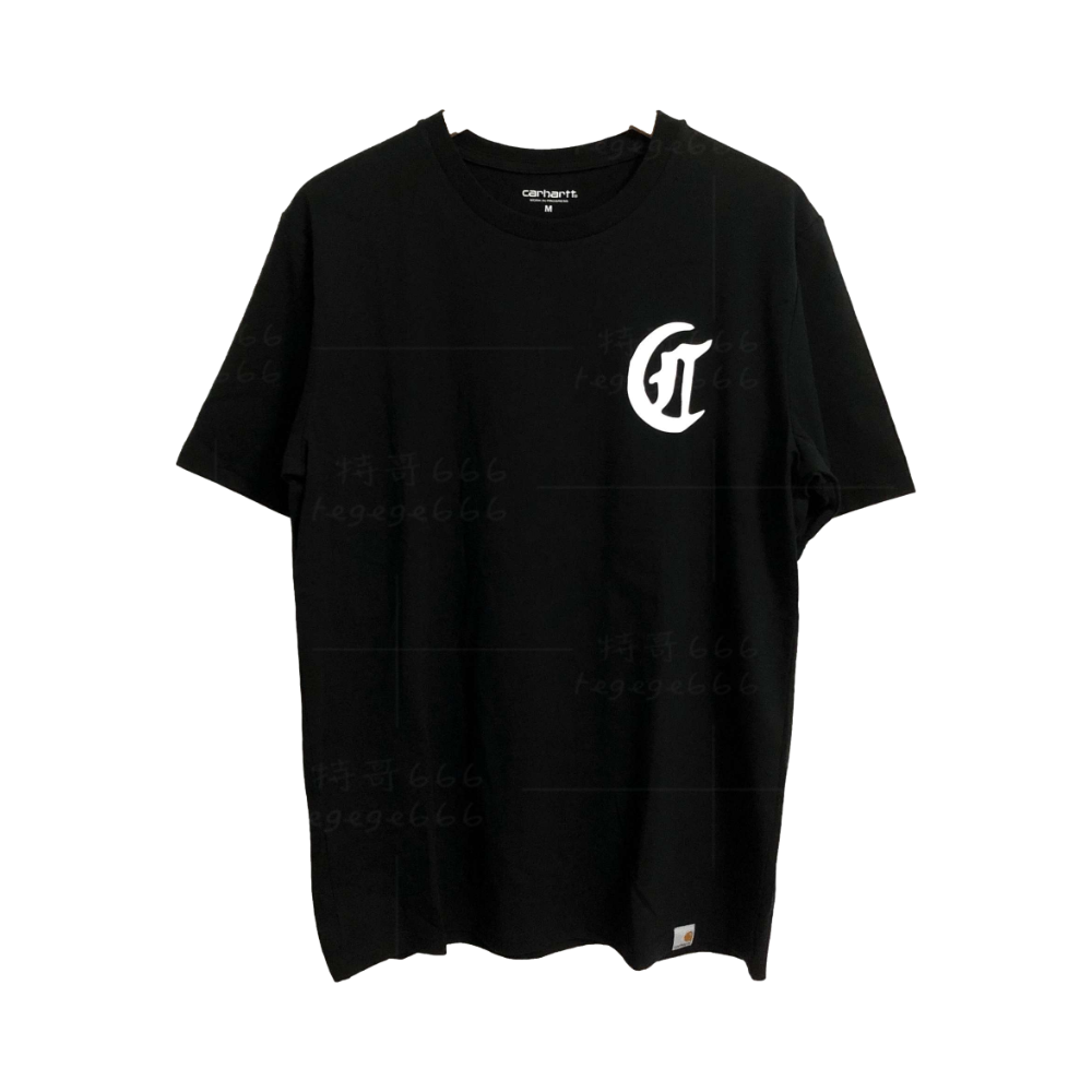 Carhartt/卡哈特 印花C字logo十字架短袖T恤