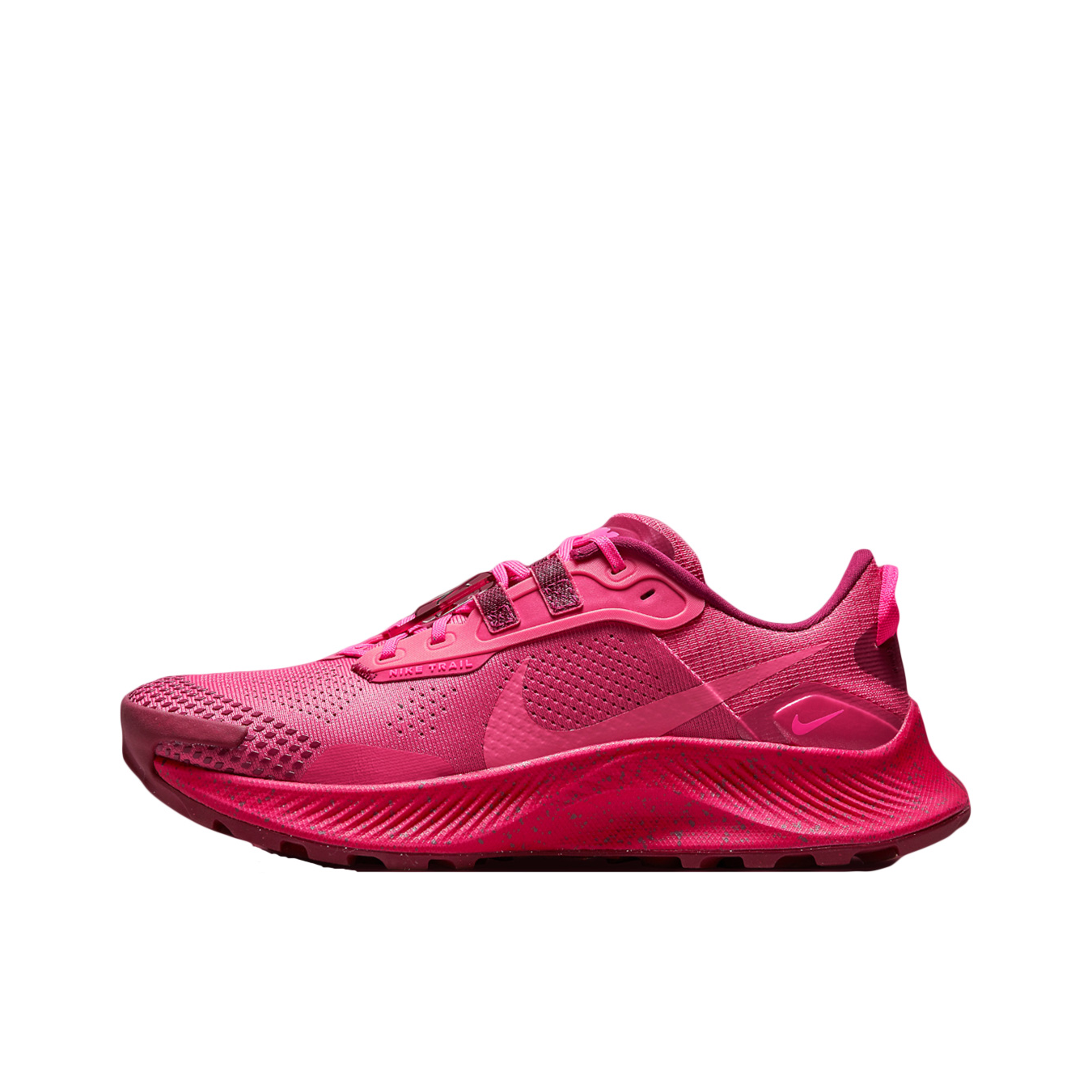 推荐商品：Nike Pegasus Trail 3 跑鞋 减震舒适防滑耐磨轻便透气回弹织物防水支撑圆头 Archaeo Pink 玫瑰红