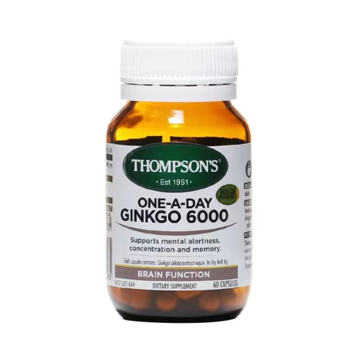 推荐商品：Thompsons/汤普森 天然银杏精华胶囊