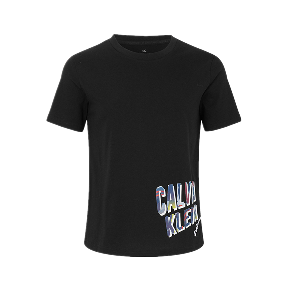 Calvin Klein 女装 趣味印花圆领短袖T恤 4WT1K136