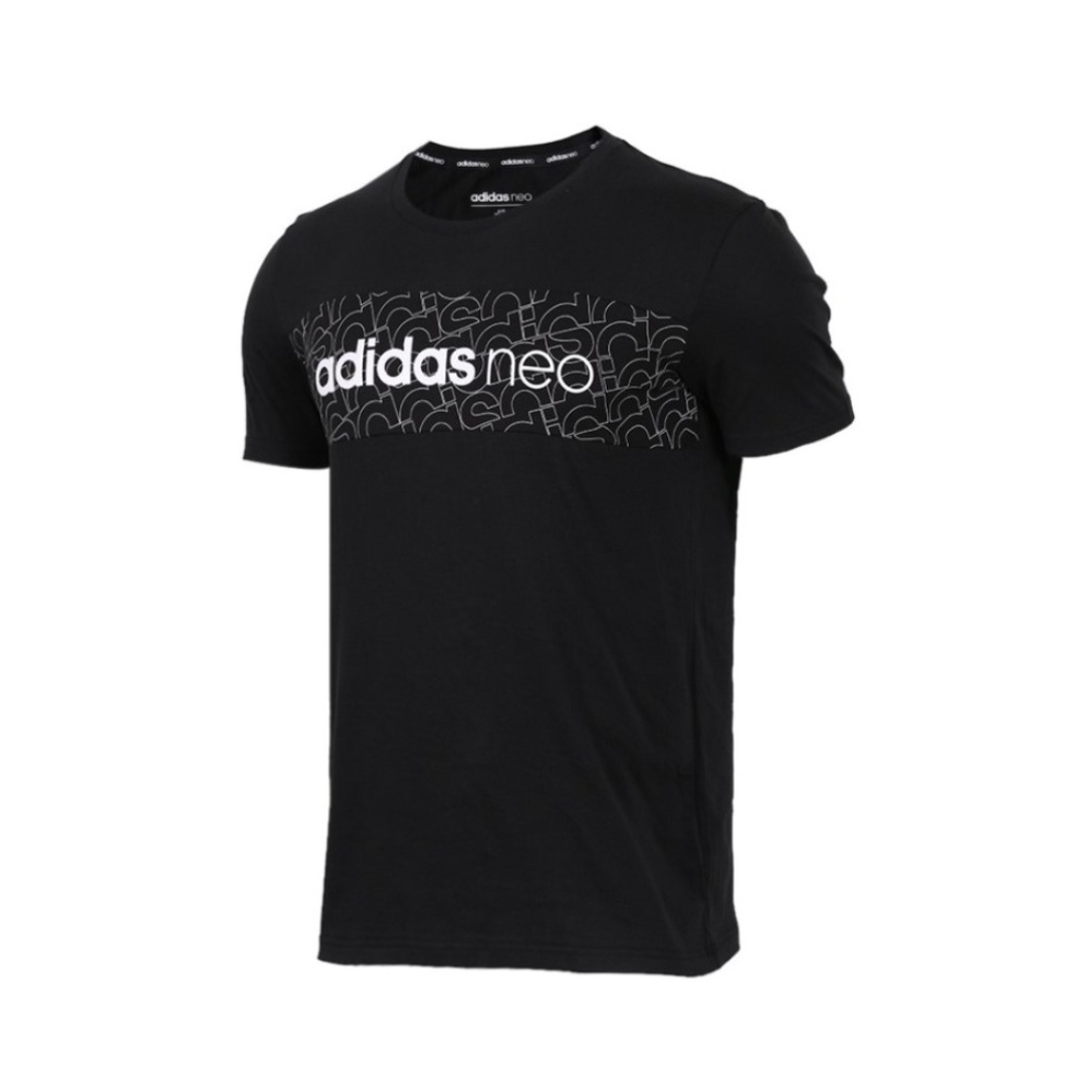 adidas 运动圆领短袖T恤 CV9355