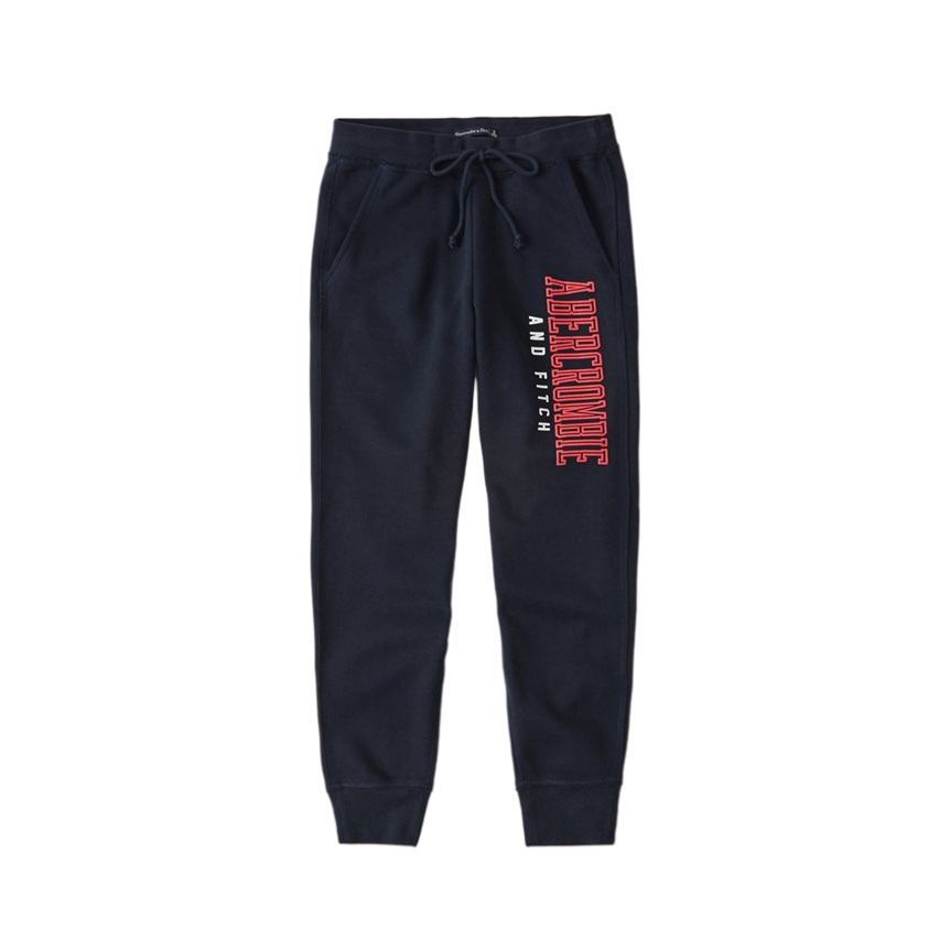 Abercrombie Fitch 抓绒束腿休闲运动卫裤 男女同款