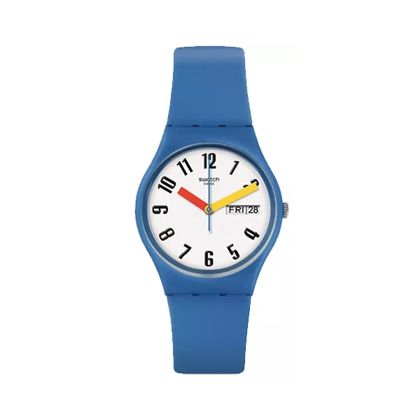 Swatch/斯沃琪  originals系列 简约无尽海蓝手表  GS703 蓝色 GS703