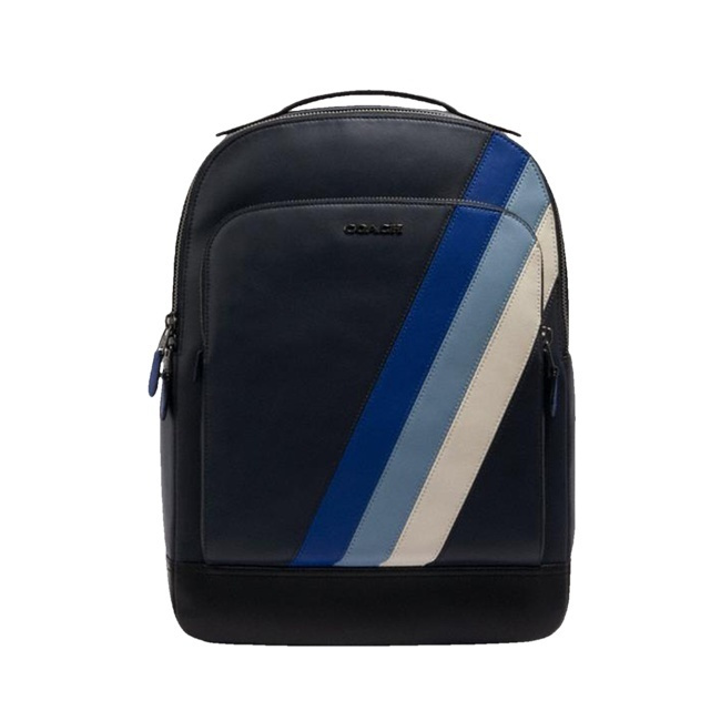 Coach 男包斜条纹GRAHAM双肩包  C1364