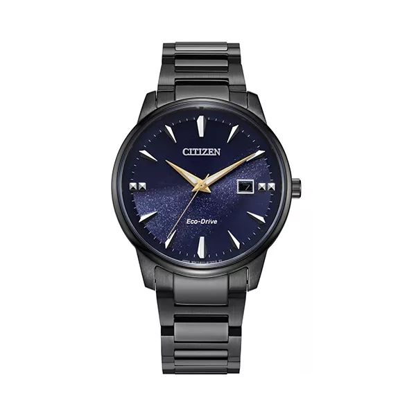 Citizen/西铁城 限量款日显光能男女情侣手表石英表 BM7528-86L