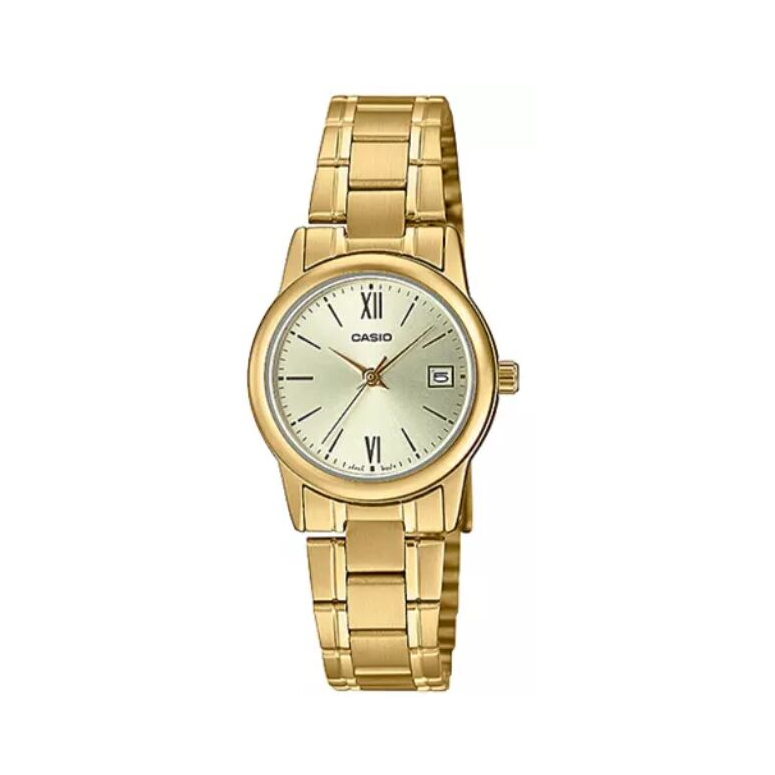 Casio/卡西欧 DRESS系列 简约商务小圆表 LTP-V002G