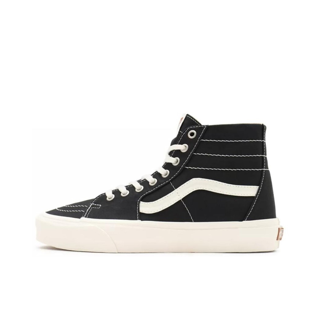 推荐商品：Vans/范斯 SK8-Hi 板鞋 潮流经典拼接复古街头厚底 白色/黑色/条纹