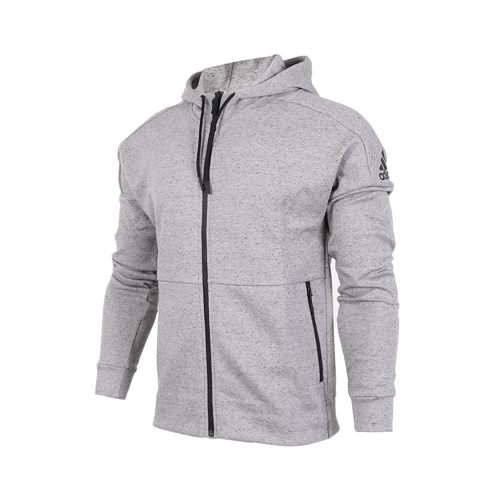 adidas 纯色简约连帽外套夹克 BQ1648