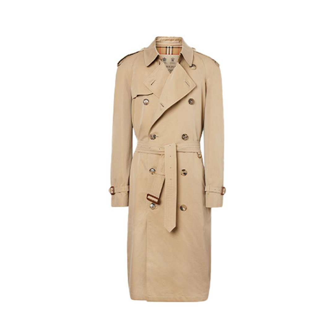 BURBERRY/博柏利 肯辛顿版型长款双排扣长袖风衣 40733731