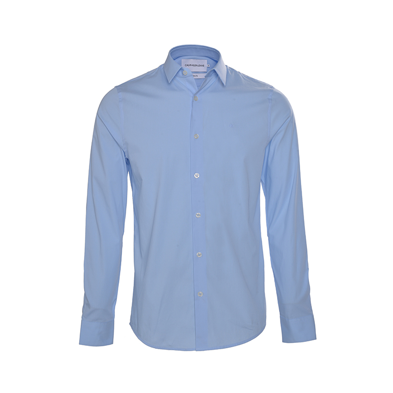 Calvin Klein 棉质修身商务长袖衬衫 97234