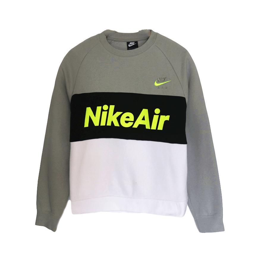 Nike Nsw Air Crw Flc 运动美式拼接长袖圆领套头卫衣 CJ4827
