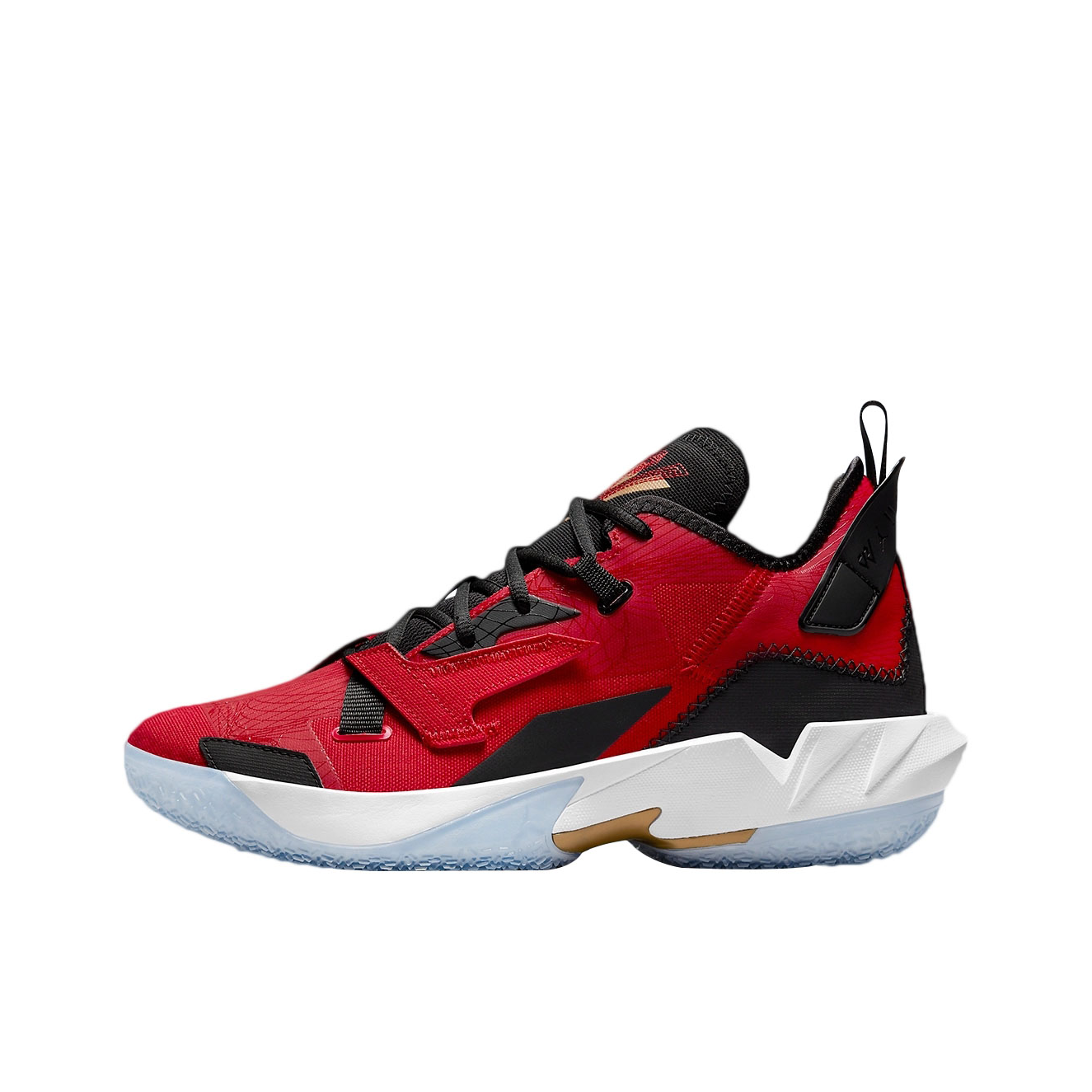 推荐商品：Jordan Why Not Zer0.4 威少4代 缓震透气 防滑耐磨 圆头 实战 潮流百搭 合成革 织物 篮球鞋 Bred 国外版/大学红/黑色/白色
