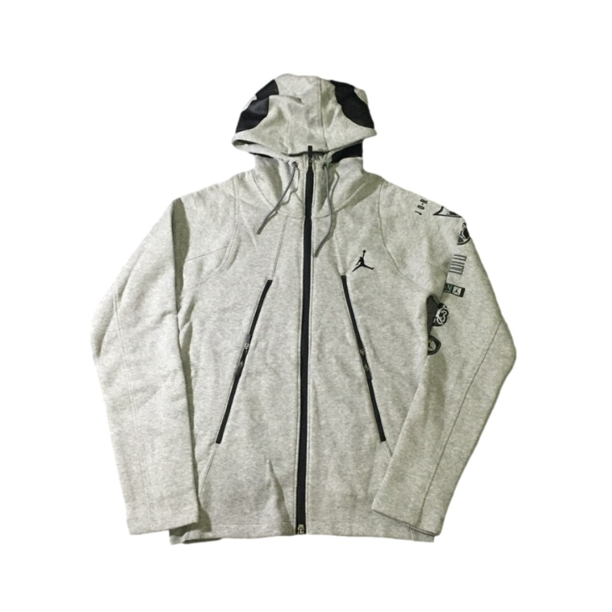 Jordan Brand  浅灰休闲外套 男女同款 813033