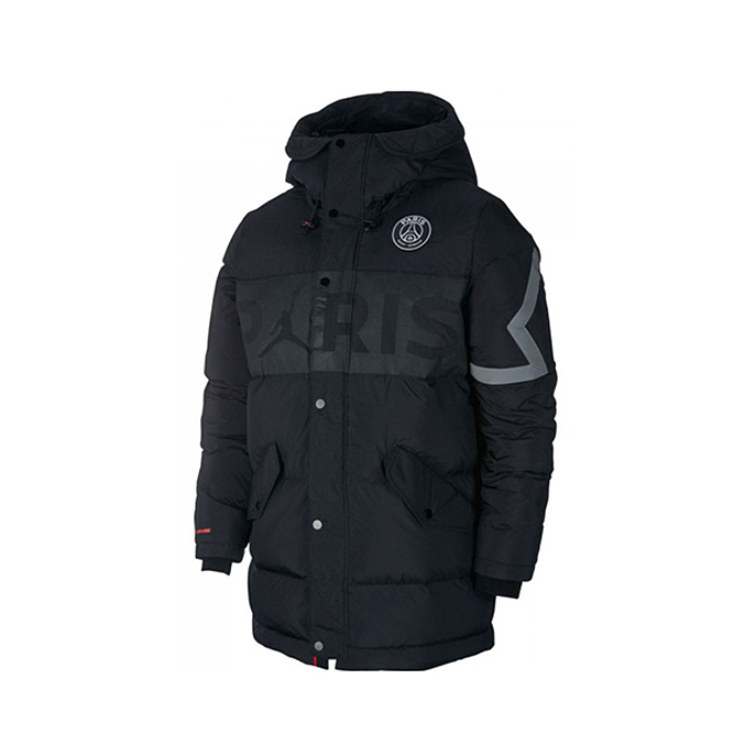 Jordan Brand PSG Men's Down Parka 冬季夜光连帽羽绒服 男女同款 BQ8371