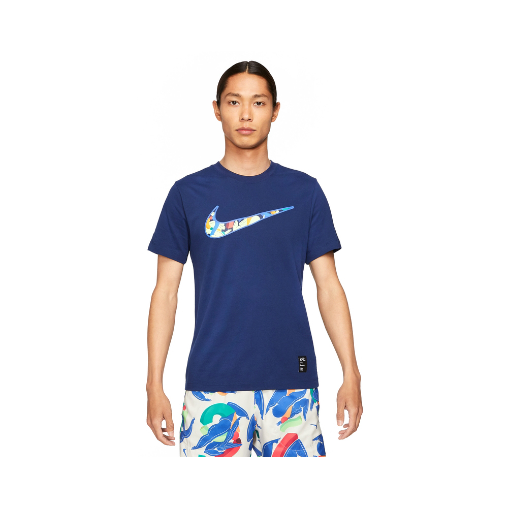Nike DRI-FIT A.I.R.KELLY ANNA LONDON健身训练大勾图案印花圆领短袖T恤 男女同款 CZ9882