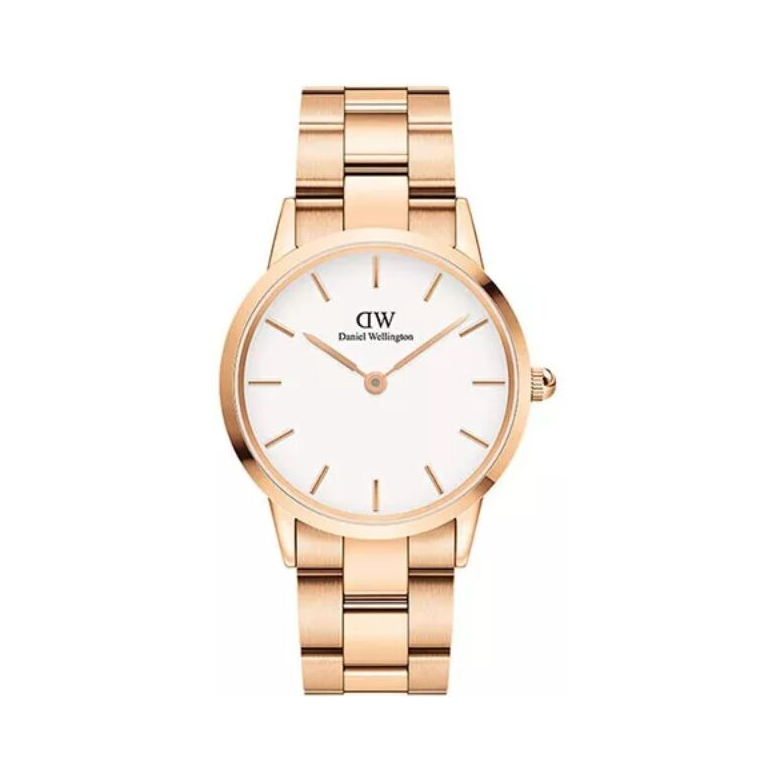 推荐商品：【张艺兴同款】Daniel Wellington/丹尼尔•惠灵顿 ICONIC系列 36mm精钢表带潮酷妇女节礼物石英男女同款手表