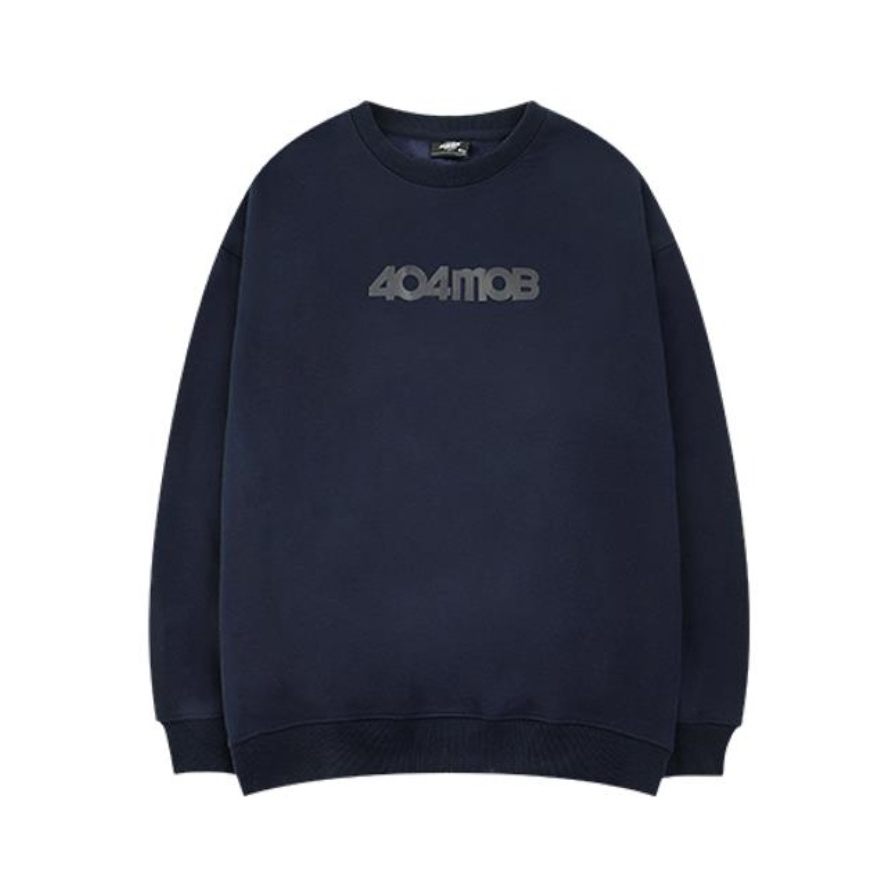 404MOB 经典LOGO基础款加绒加厚圆领套头卫衣 男女同款 TTCH00331CJ