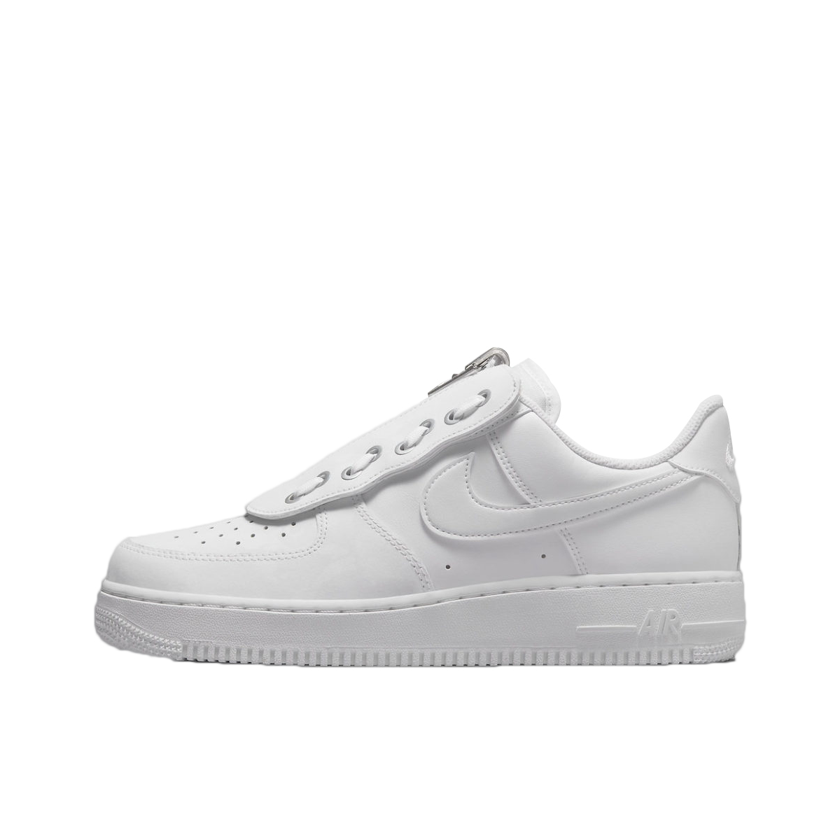 推荐商品：Nike Air Force 1 空军一号 板鞋 轻便舒适百搭耐磨防滑复古 Shroud 系带拉链/白色