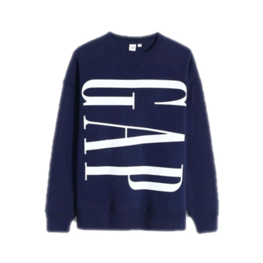 Gap LOGO碳素软磨抓绒圆领卫衣 778837