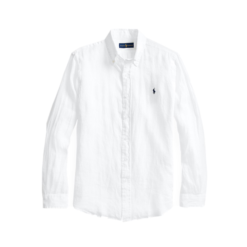 【金玟庭同款】Ralph Lauren 经典版型休闲翻领长袖衬衫 13453