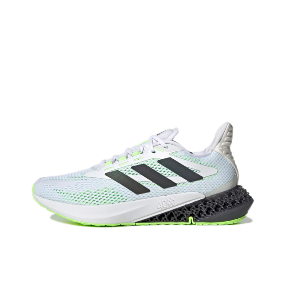 推荐商品：adidas 4D FWD Pulse 跑鞋 减震回弹防滑耐磨网面透气织物 白色/绿色/黑色