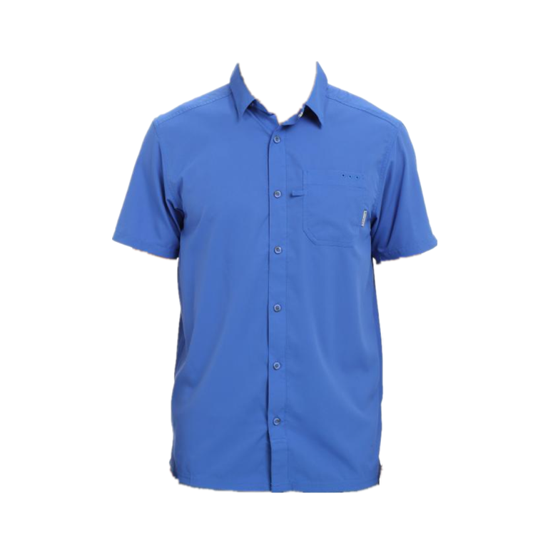 Columbia 钓鱼用经典纯色短袖衬衫 男女同款 8452528