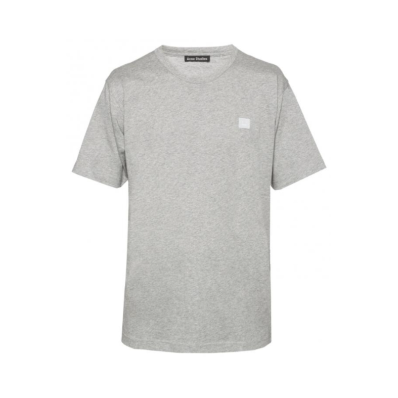 Acne StudiosFace  圆领短袖T恤 男女同款 25E173-ABK