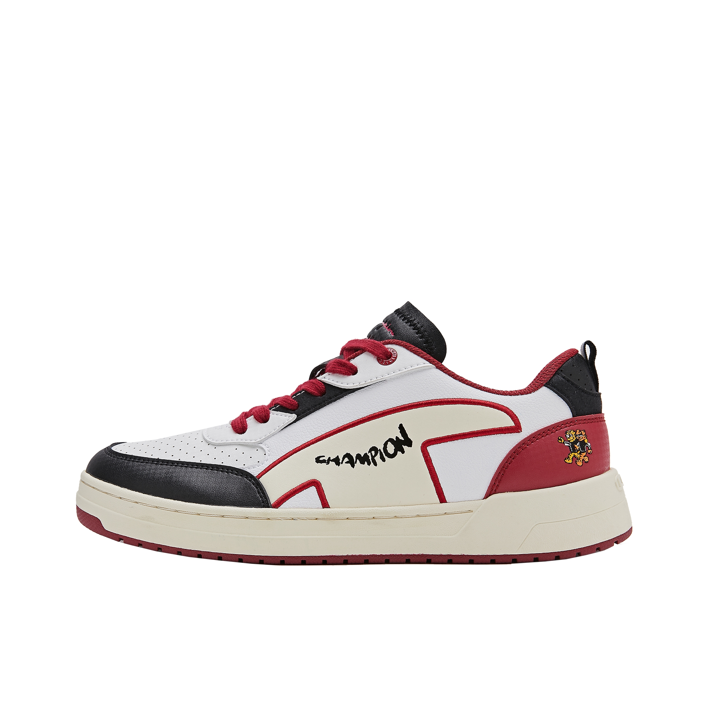 推荐商品：Champion/冠军 Street Arcade 运动 板鞋 冠军虎虎/虎年限定/酒红色