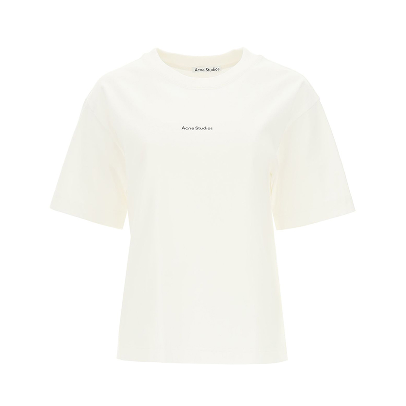 Acne Studios 反印徽标字母圆领 T恤 男女同款