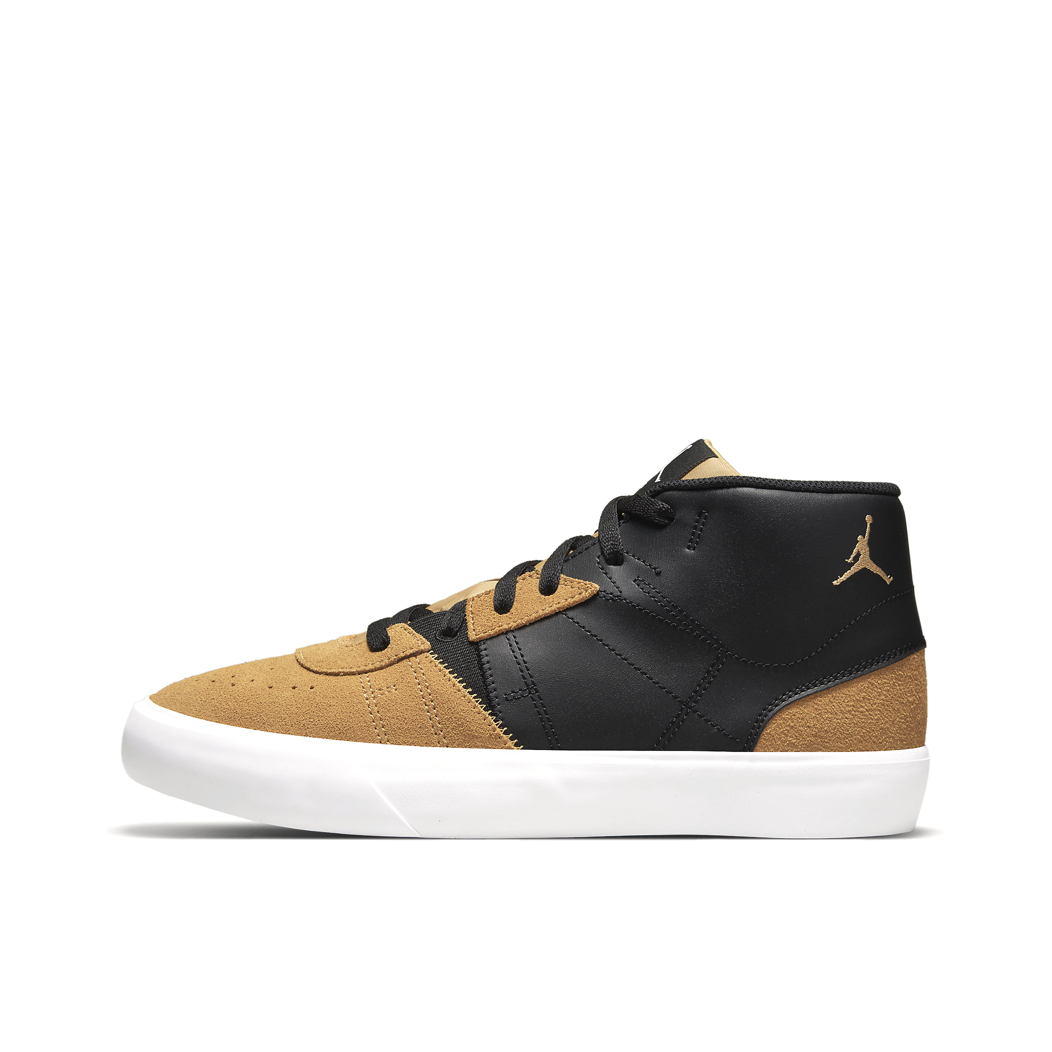 推荐商品：Jordan Series .03 运动休闲鞋 潮流复古舒适轻便防滑耐磨透气 DA8026-017 黑色/棕色/金属金