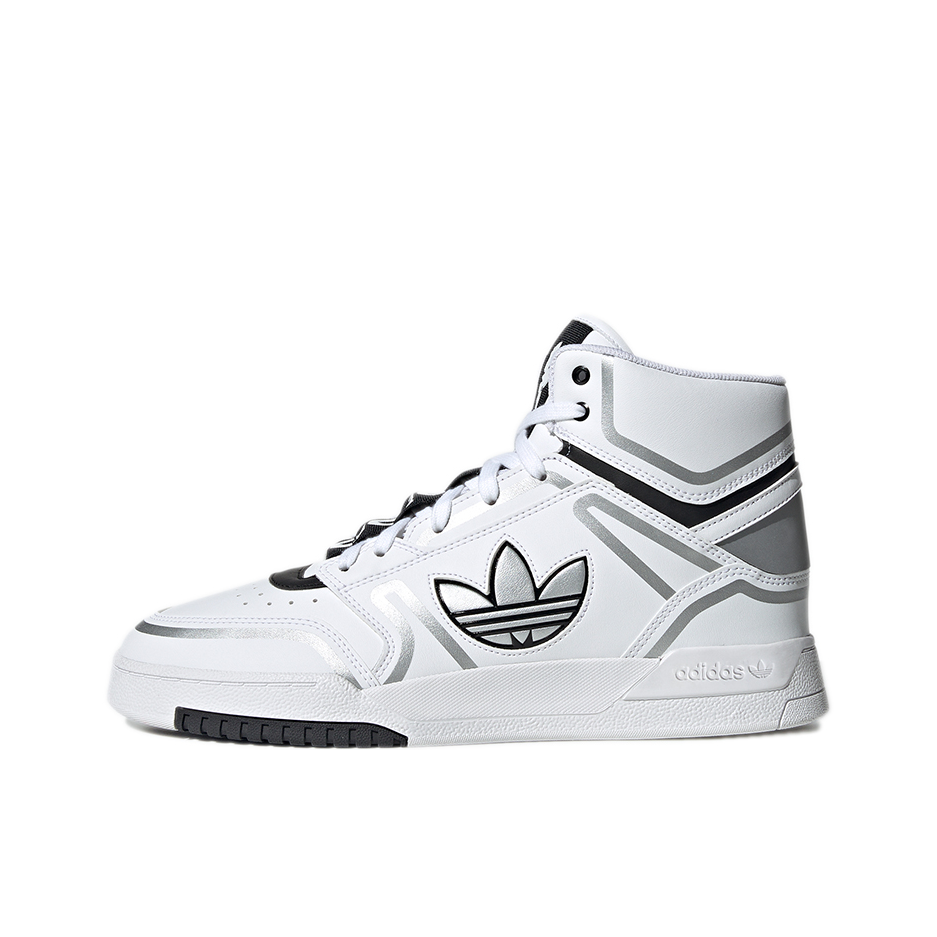 推荐商品：adidas Originals Drop Step 板鞋 复古耐磨透气舒适百搭 白色/银色/黑色