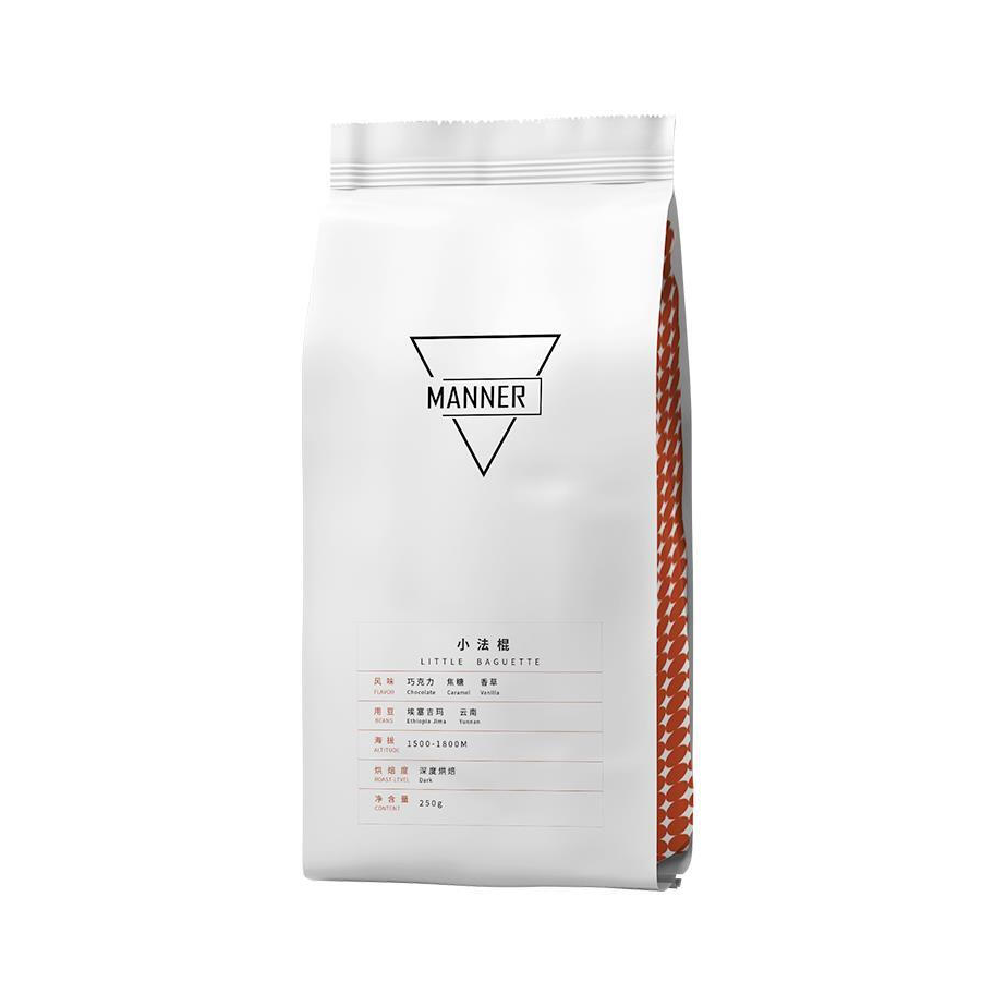 推荐商品：MANNER 小法棍深烘咖啡豆 袋装 250g