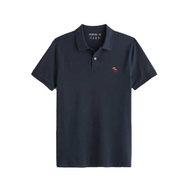 推荐商品：Abercrombie Fitch 美式小麋鹿经典标识款短袖Polo衫 313545 海军蓝