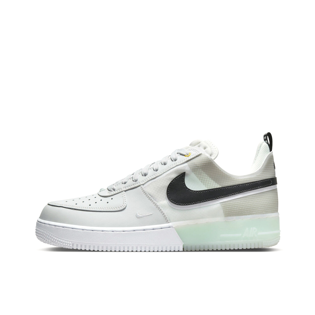 推荐商品：Nike Air Force 1 空军一号 板鞋 轻便舒适百搭耐磨防滑复古 Mint Foam React/浅白灰/黑色/薄荷蓝