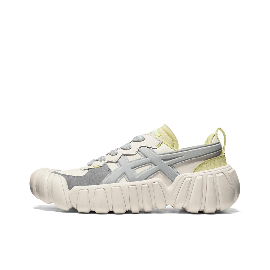 推荐商品：Onitsuka Tiger Dentigre LS 减震回弹 舒适轻便 耐磨透气 休闲鞋 白色/灰色/黄色