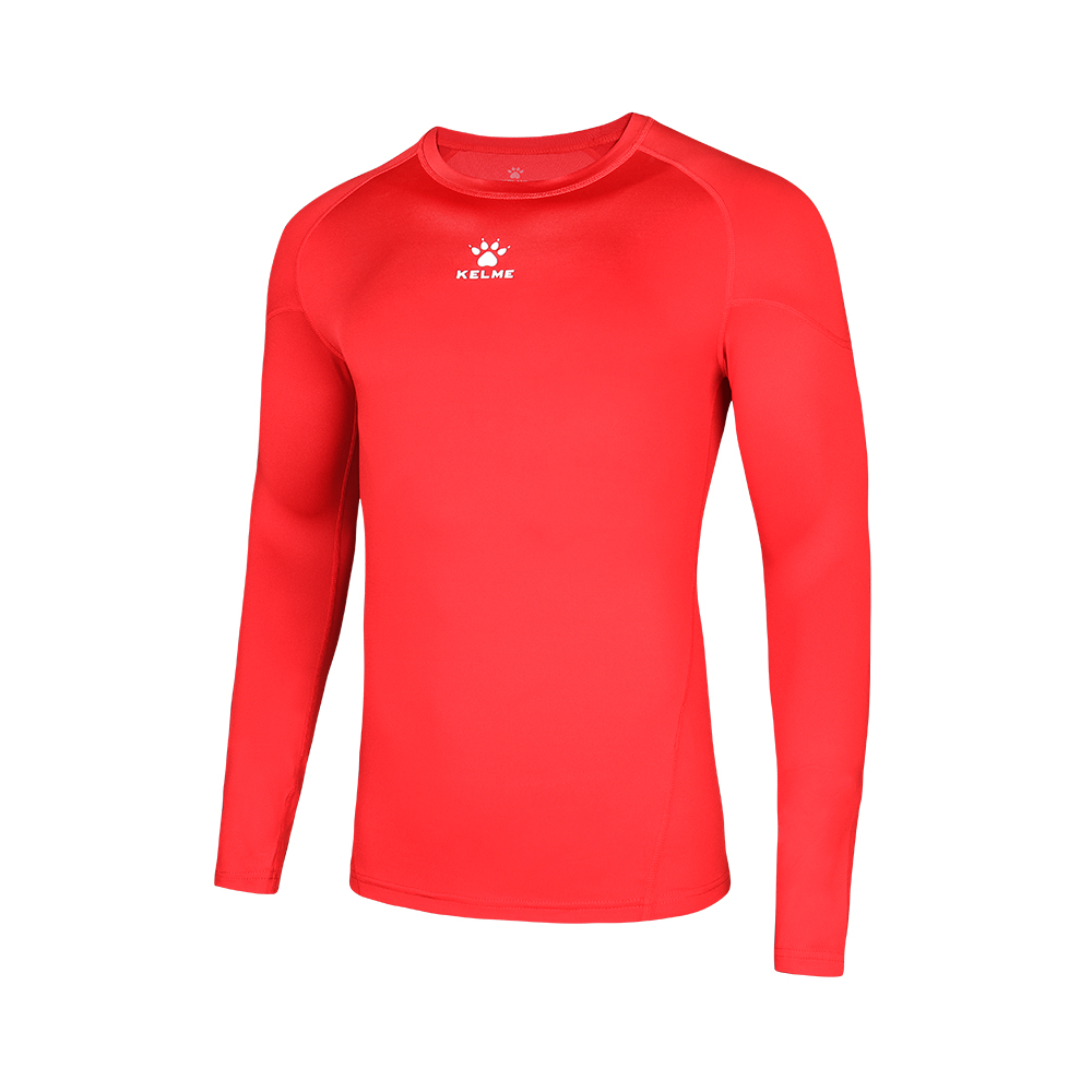 KELME 足球训练跑步篮球打底健身弹力速干透气高弹加绒加厚长袖紧身衣 KMC160030