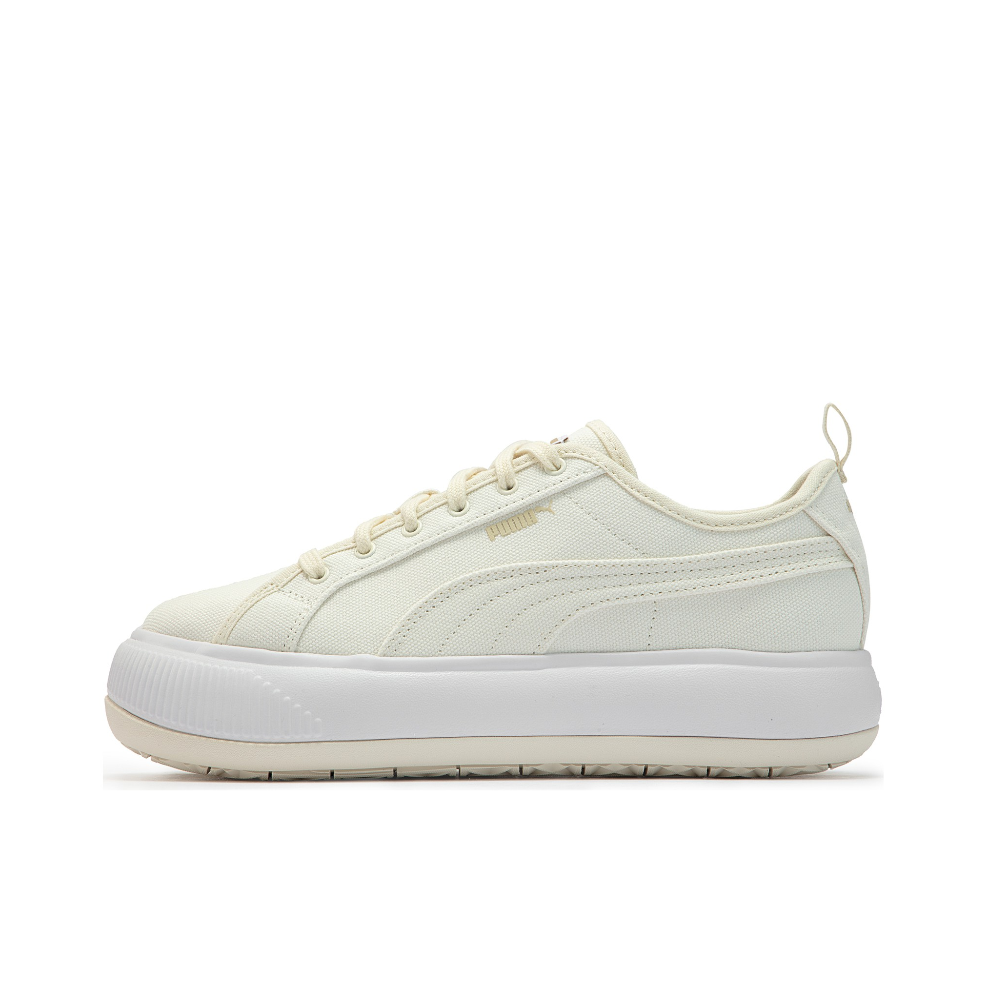 推荐商品：Puma/彪马 Suede Mayu Up 运动休闲鞋 防滑耐磨轻便透气复古厚底圆头 女款/纯白色/白