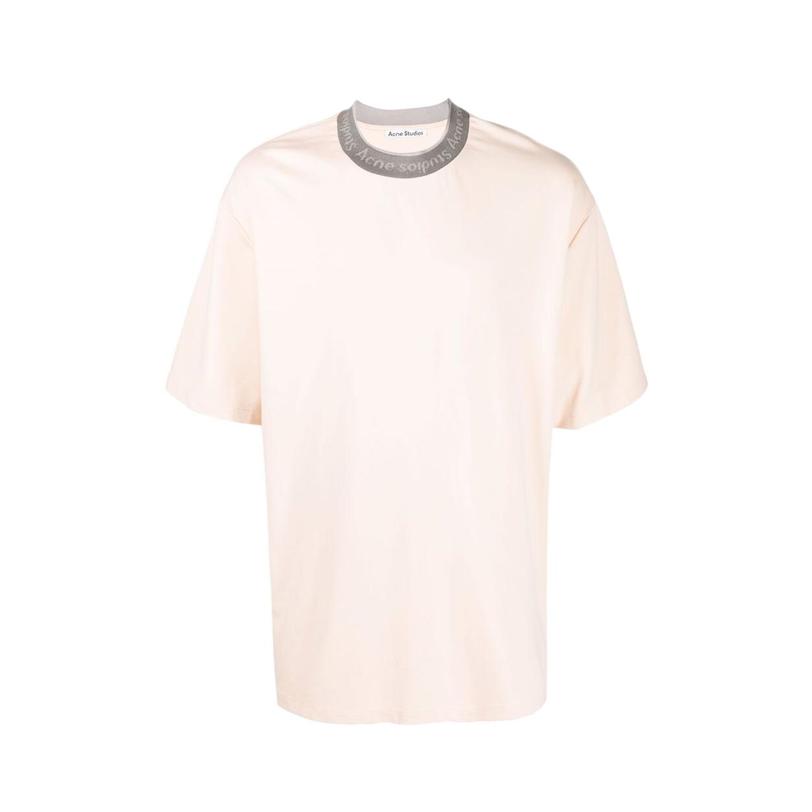 Acne Studios  领口LOGO基础款短袖T恤 男女同款
