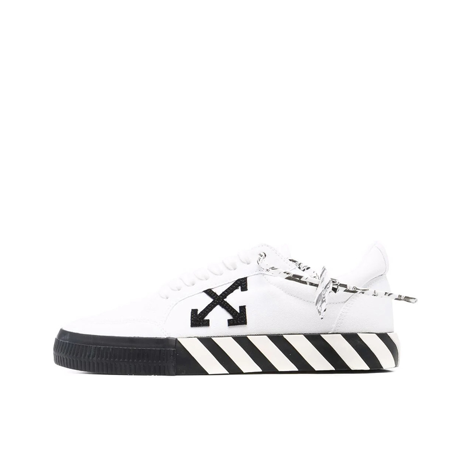 推荐商品：OFF-WHITE 时尚经典 舒适轻便 防滑耐磨 透气 运动休闲鞋 白色/高级黑