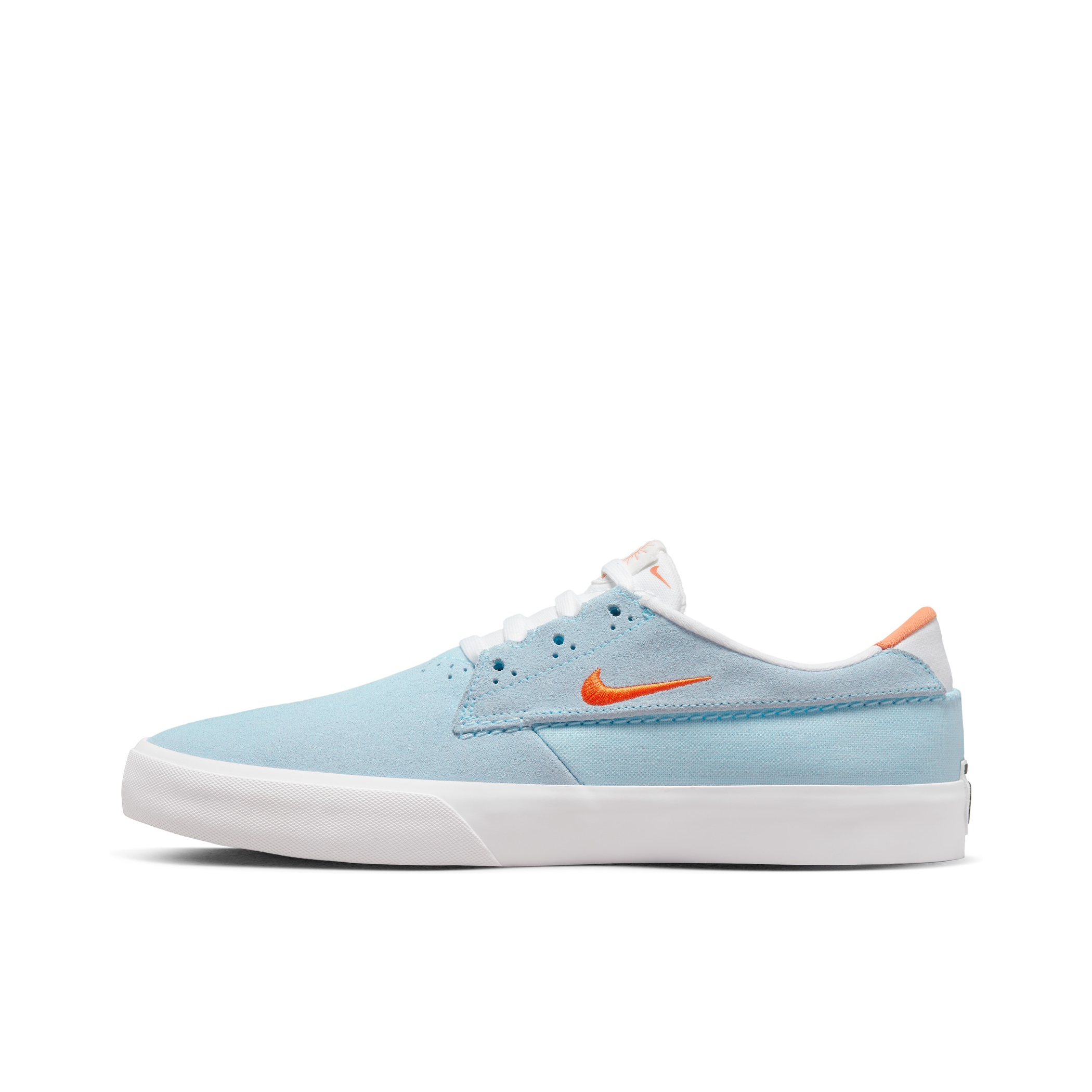 推荐商品：Nike SB Shane 减震 防滑耐磨 轻便透气 复古 运动休闲鞋 白色/蓝色