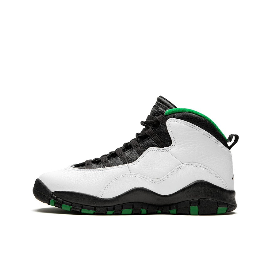 推荐商品：Air Jordan 10 运动休闲鞋 防滑耐磨减震透气百搭复古支撑包裹性 GS/西雅图
