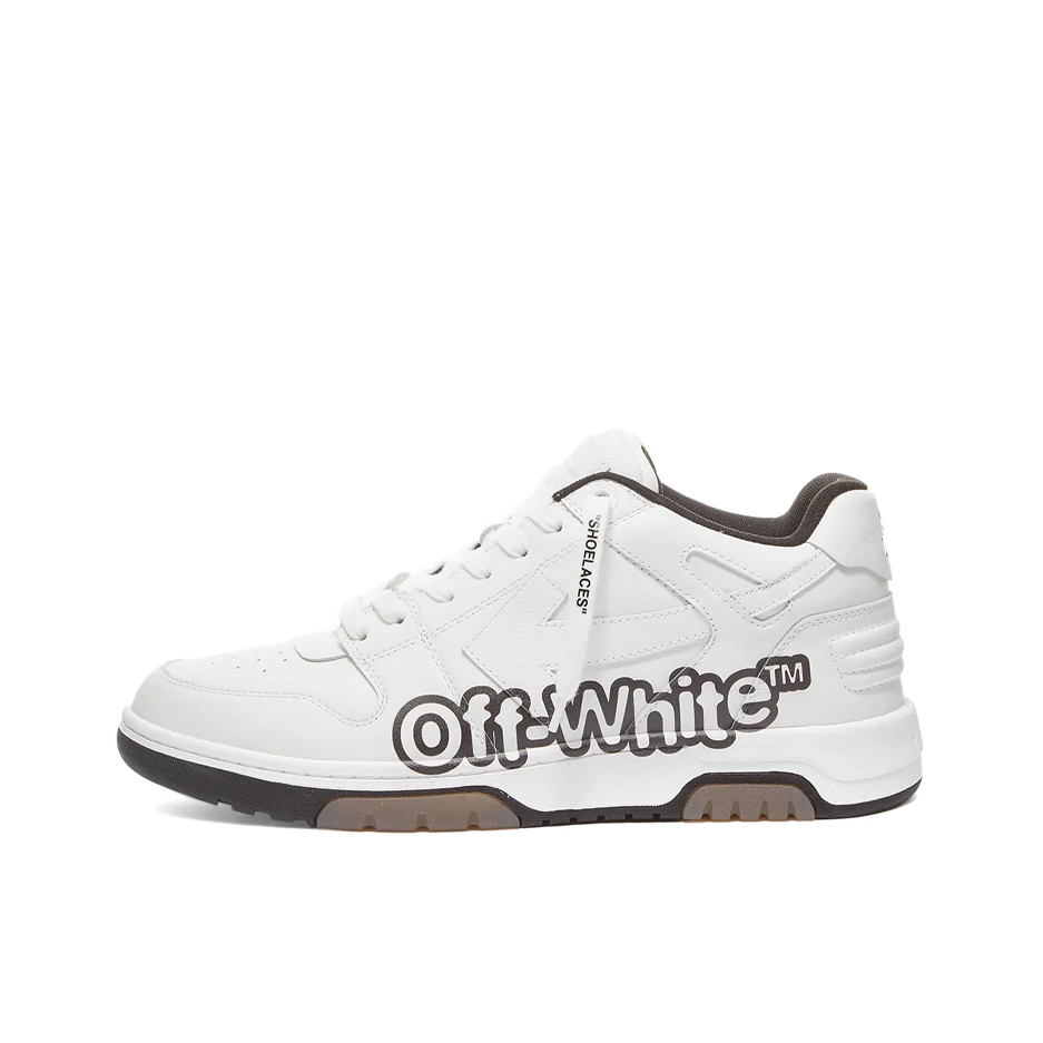 推荐商品：OFF-WHITE 箭头条纹图案 时尚 休闲鞋 OMIA085E20LEA0016325 褐色/白色