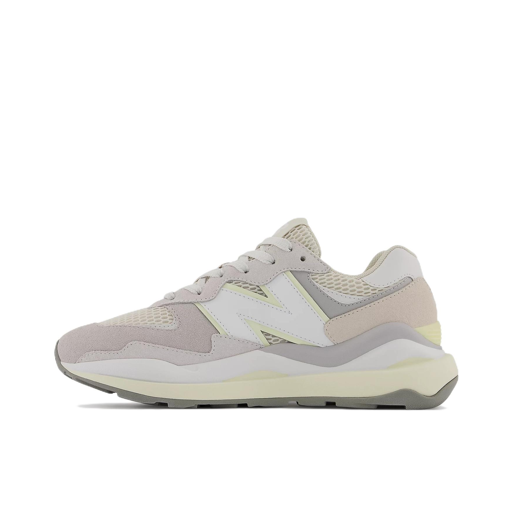 推荐商品：New Balance 5740 跑鞋 轻便减震防滑耐磨透气拼接织物防水复古 浅灰/浅黄/浅粉
