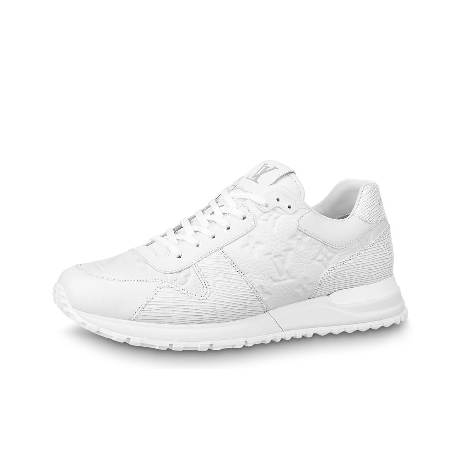 推荐商品：Louis Vuitton Run Away系列 牛皮 时尚 防滑耐磨 轻便透气 网布 织物 运动休闲鞋 1A5YHR 纯白