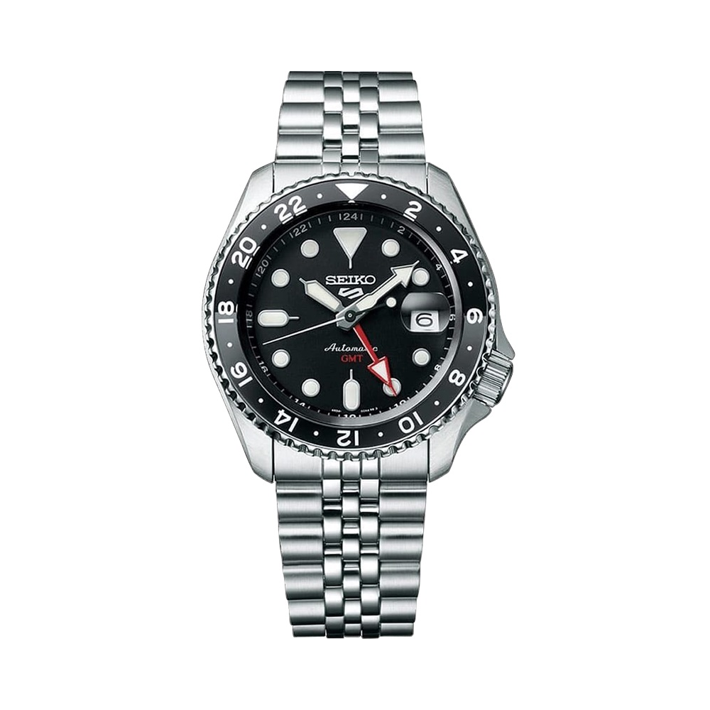 推荐商品：Seiko/精工 5号 五排链防水运动钢带手动机械男士手表