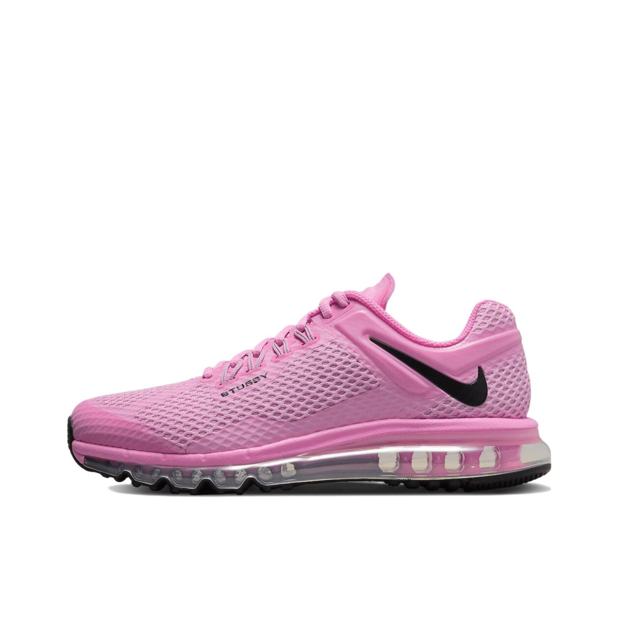 推荐商品：Nike Air Max 2013 跑鞋 气垫缓震舒适透气防滑耐磨复古百搭支撑运动 Stüssy联名/粉色