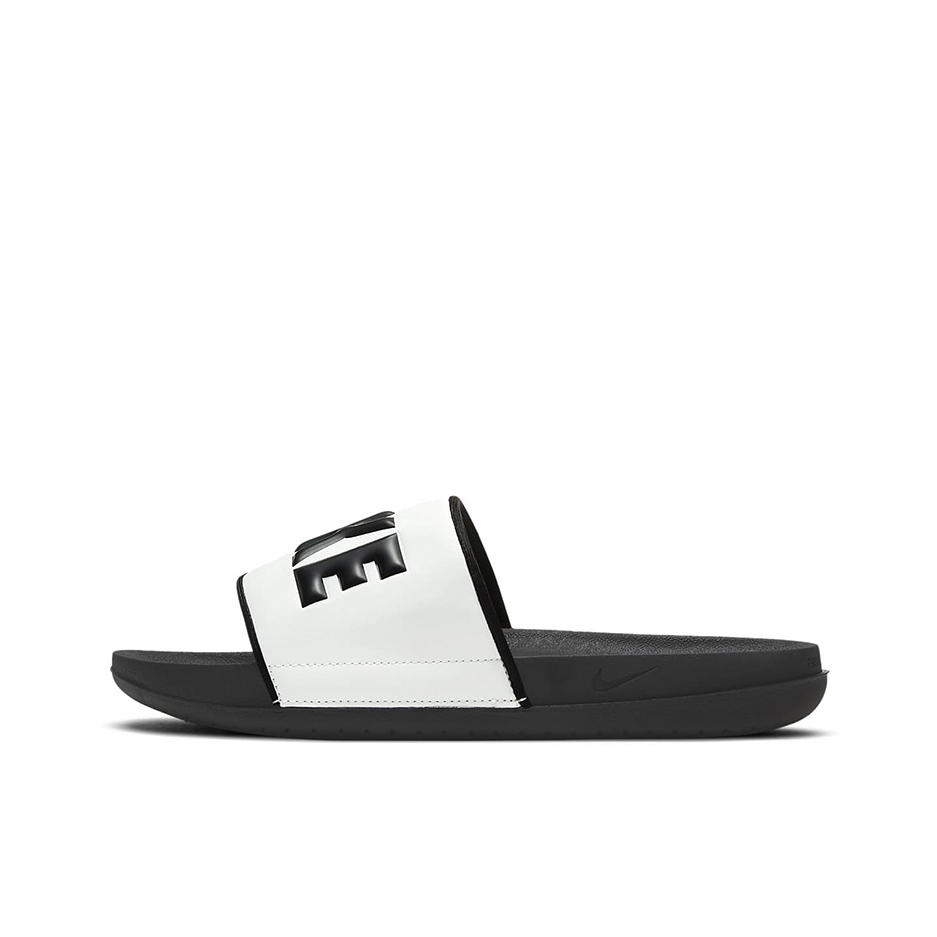推荐商品：Nike Offcourt Slide 运动 防滑耐磨 透气 外穿 一字 橡胶底 拖鞋 白色/黑色