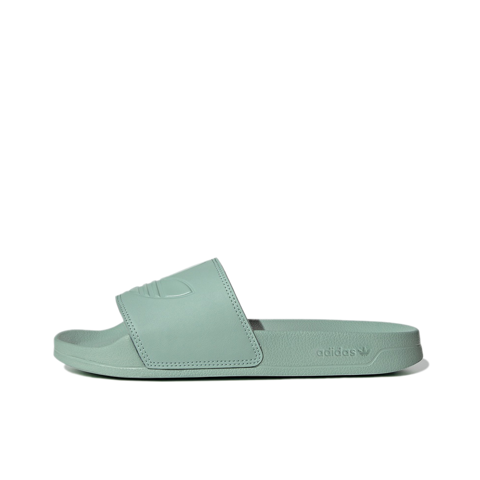 推荐商品：adidas Originals Adilette Lite 时尚舒适 休闲运动 外穿沙滩 一字 防滑耐磨 拖鞋 绿