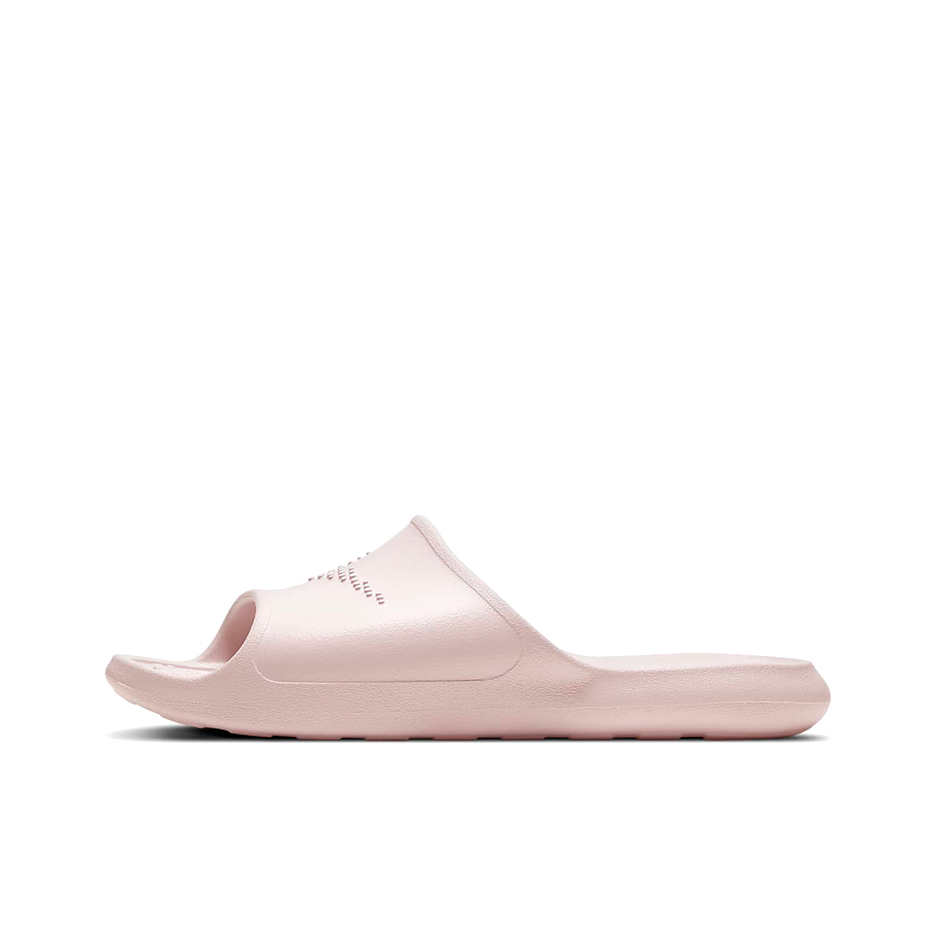 推荐商品：Nike Victori One Shower Slide 一字 抓地 舒适防滑 软底透气 支撑 拖鞋 粉色